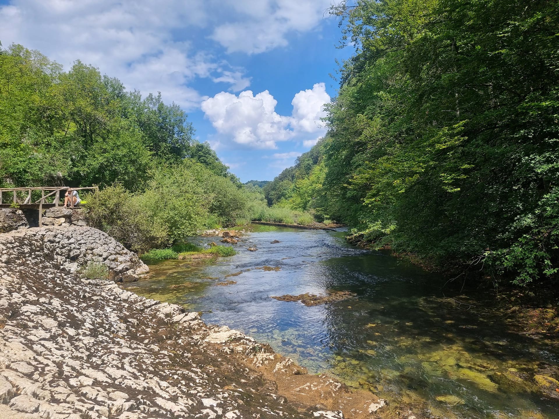 Izvor Slunjčice — šetnja uzvodno do izvora — 1