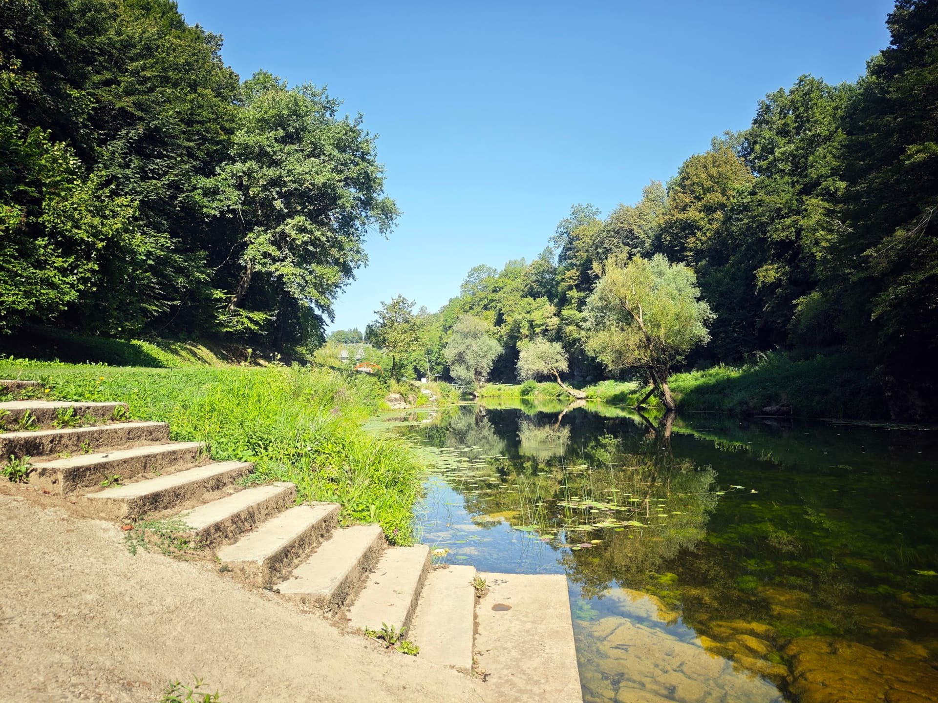 Škrila — mjesto za plutanje uz najviše zelenila na Korani — 1